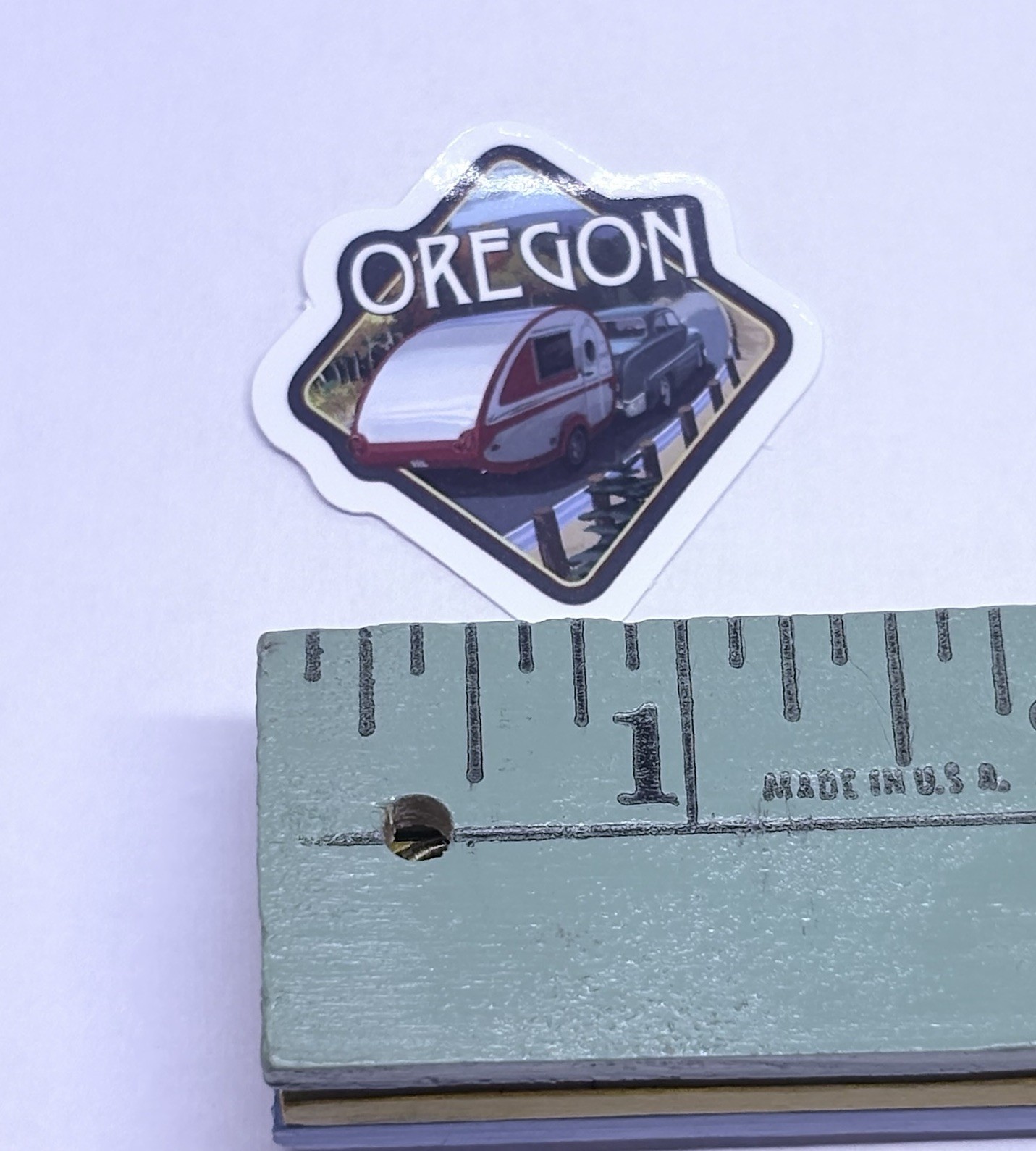 Oregon State Sticker Camper Trailer Tour Travel Art Decal Vinyl Souvenir Tc6