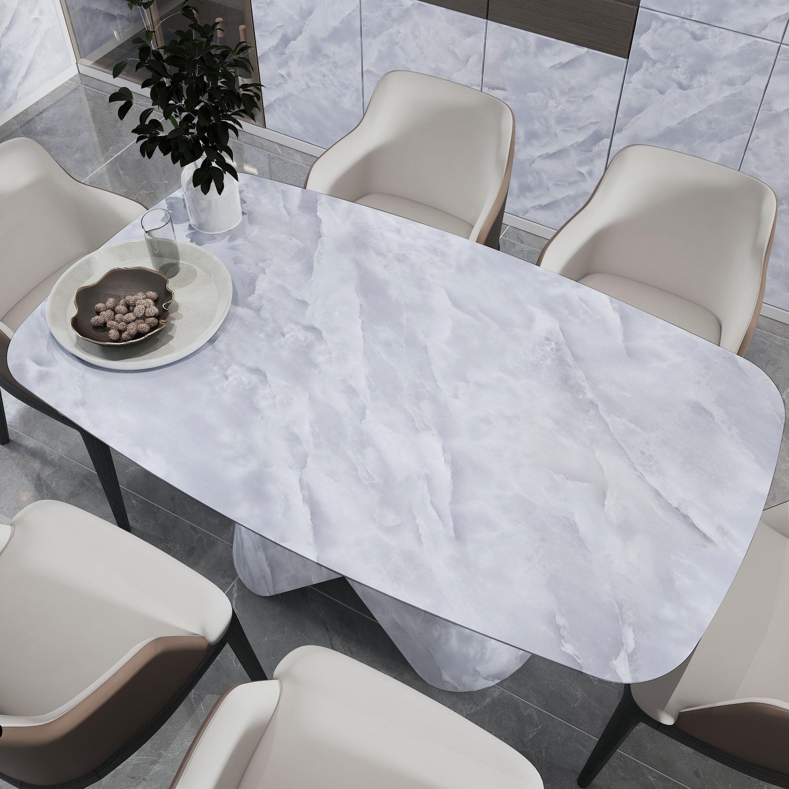 157"x 31" Wide White and Gray Marble Contact Paper for Cabinets Peel and Stic…