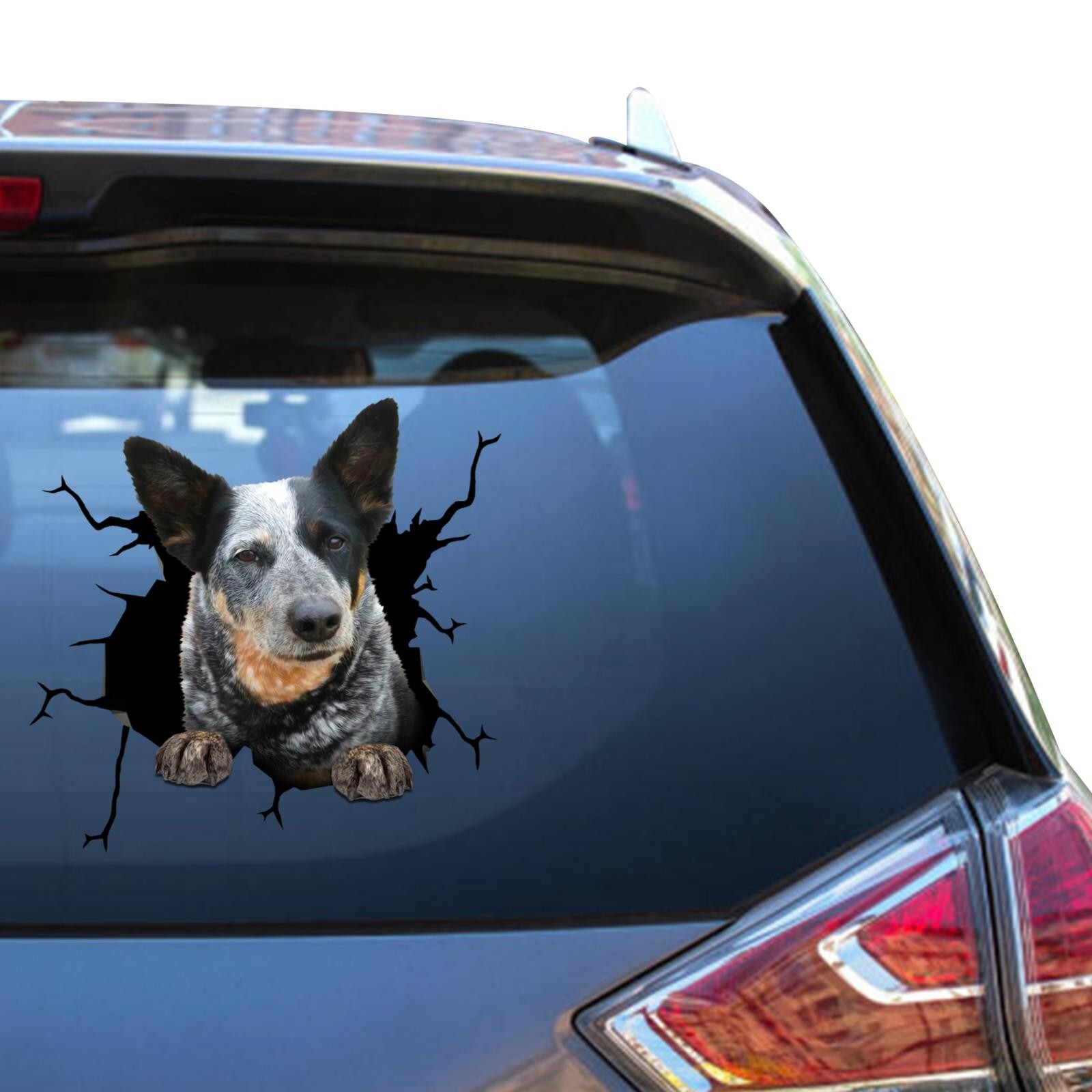 Blue Red Heeler Decal Heeler Mom Sticker Die Cut Heeler Stickers Car Heeler Dog