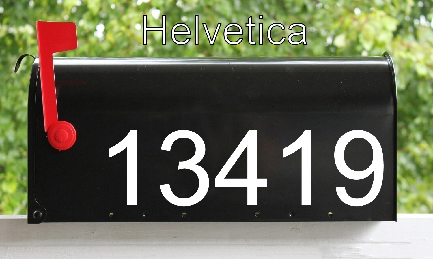 2 Sets of 1.5" Custom Mailbox Numbers Home Business Address Vinyl Die Cut Decals