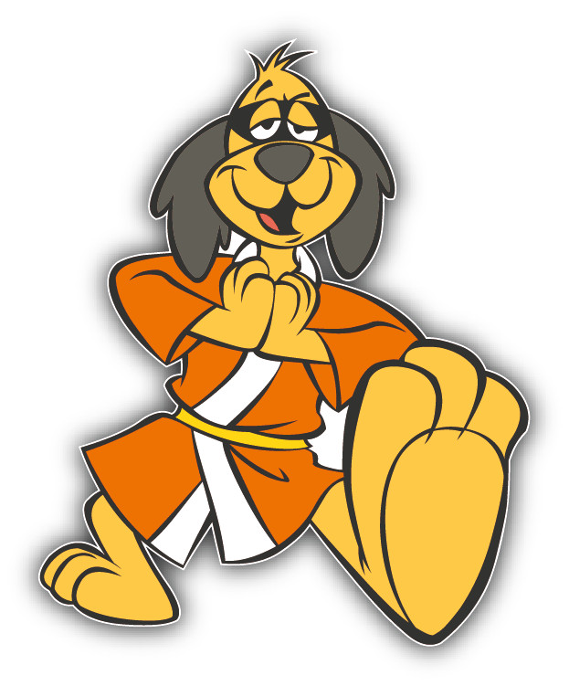 Hong Kong Phooey Crazy Cartoon Car Bumper Sticker Decal 5"x 4"