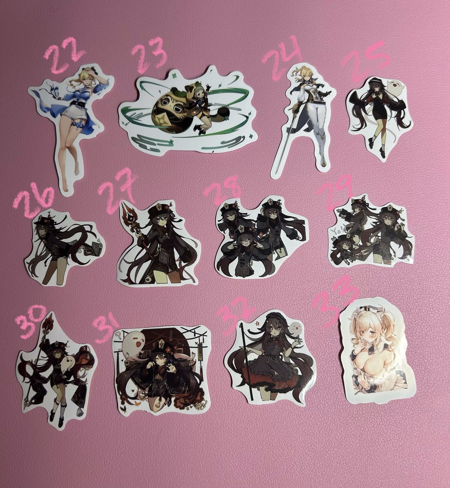 Genshin Impact And More Anime Stickers – 10