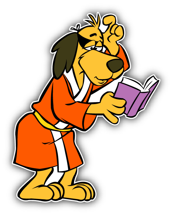 Hong Kong Phooey Book Cartoon Car Bumper Sticker Decal 5"x 4"