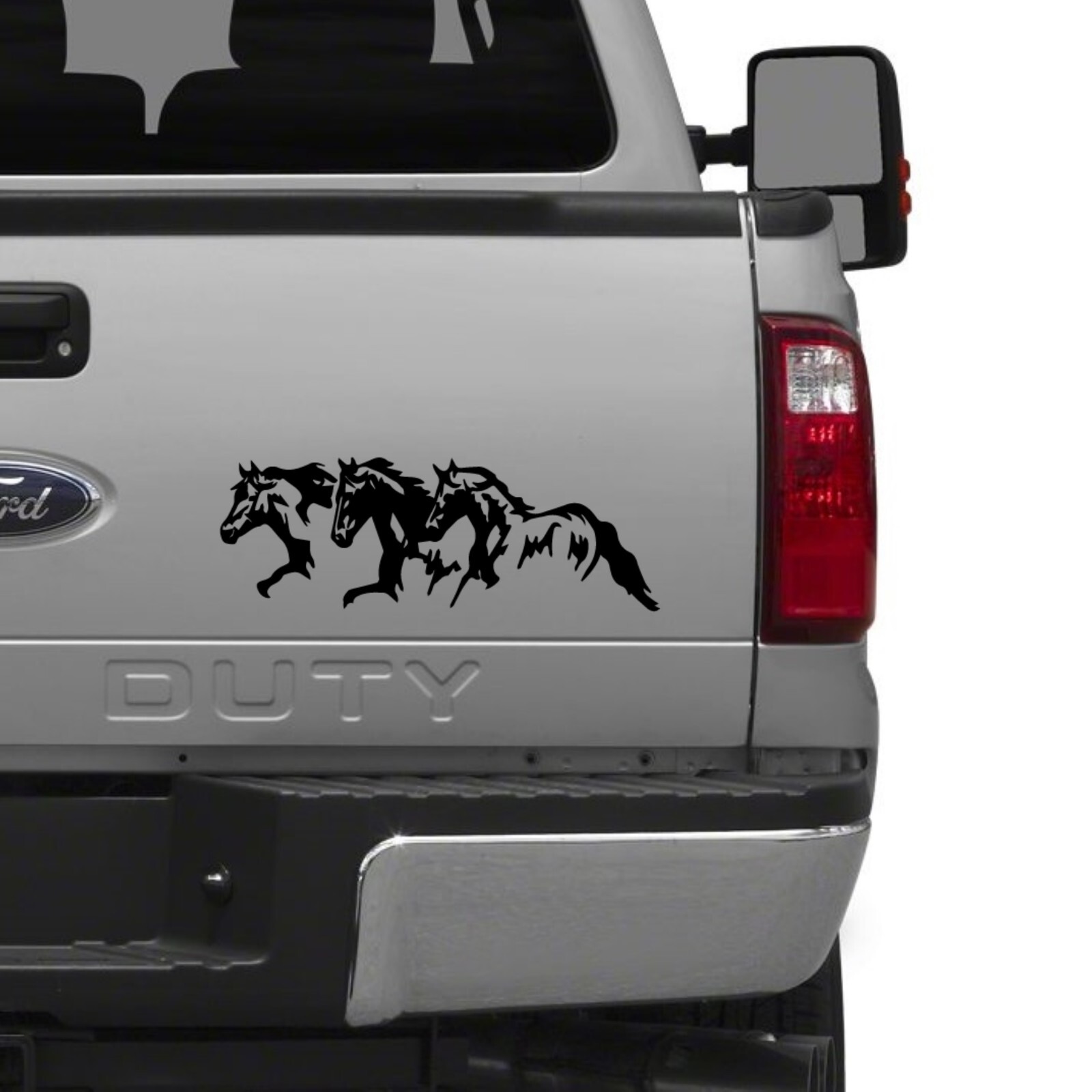 Three Horses Running – Bumper Sticker Equestrian Decals Horse Lovers Stickers