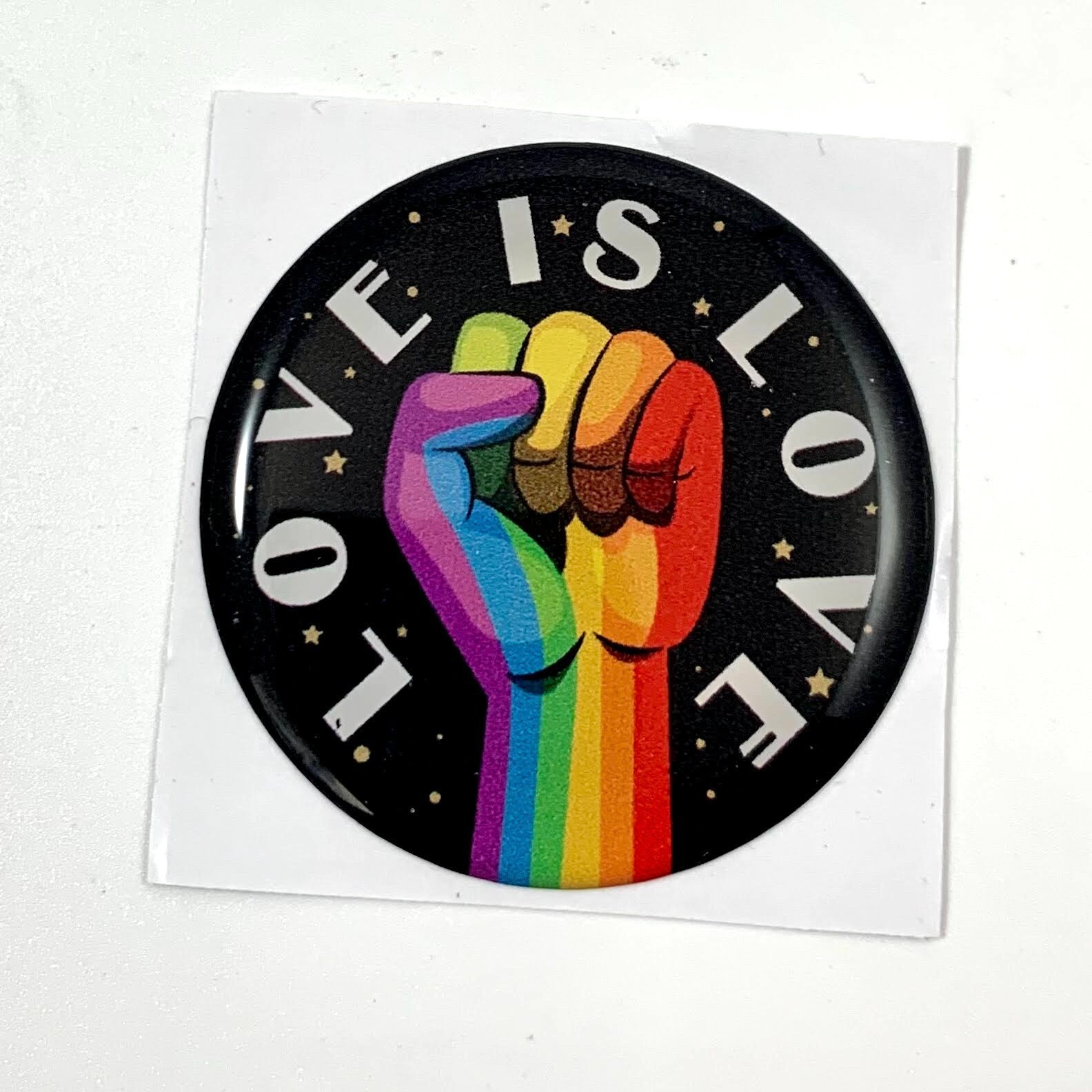 Epoxy resin dome 3d gel sticker Adhesive Crystal LGBT
