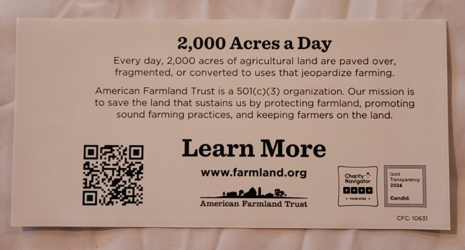 🌽🚜🌽 No Farms No Food Sticker 🌽🚜🌽 American Farmland Trust Support 🌽🚜🌽