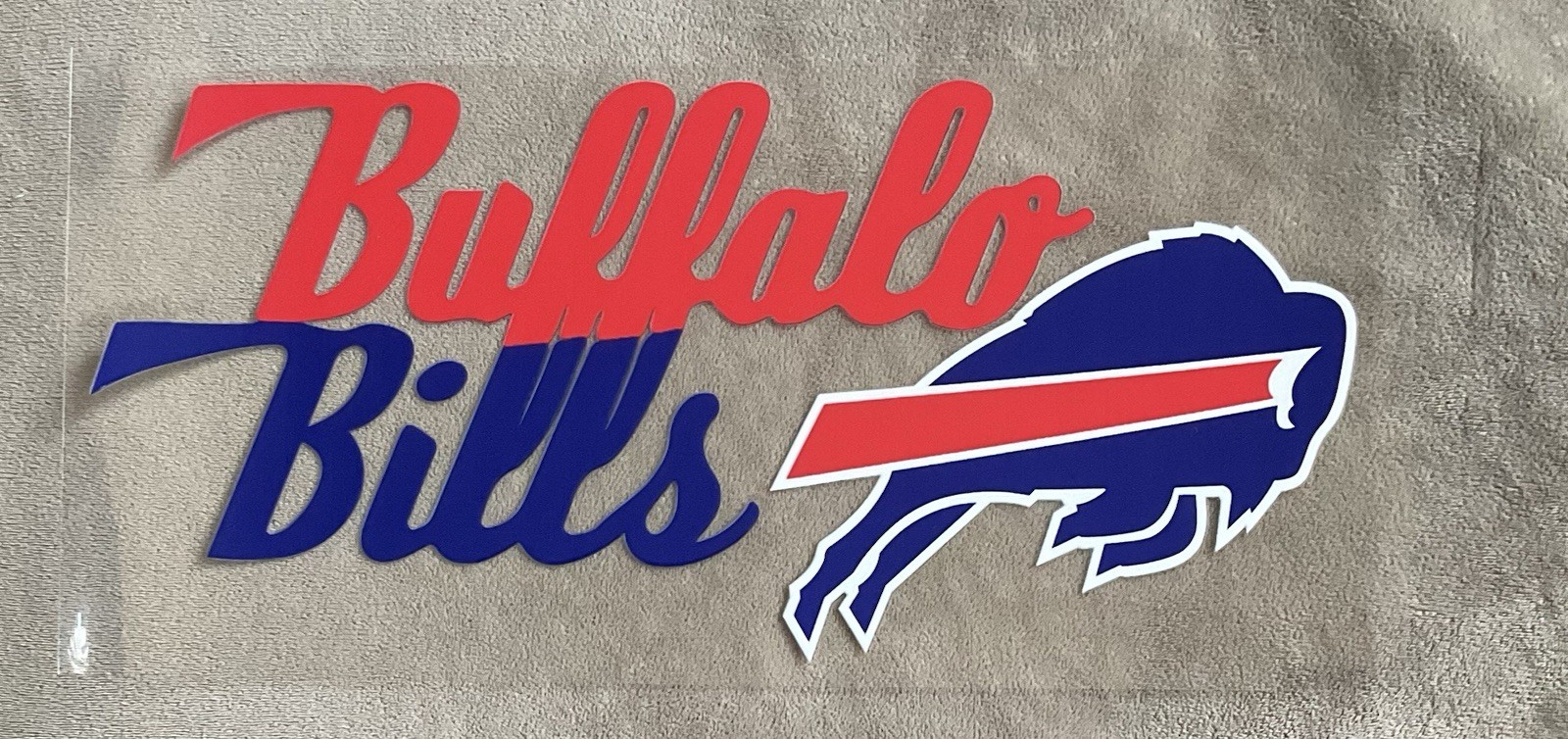 BUFFALO BILLS Football UV DTF Transfer Sticker Cup Wrap DIY Cups Glasses Bottles
