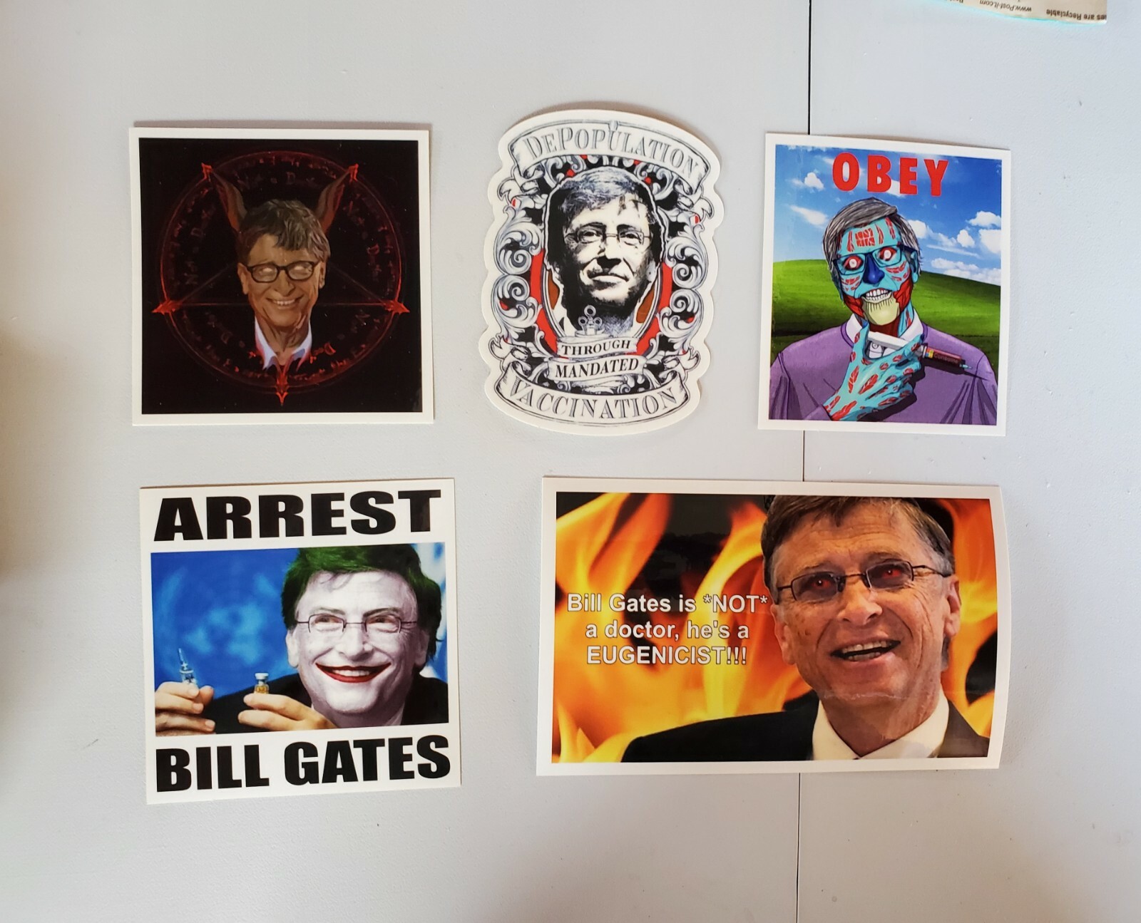 Alex Jones inspired STICKERS 9 Pack LOT September 11th INFO WARS Jason Bermas 😀