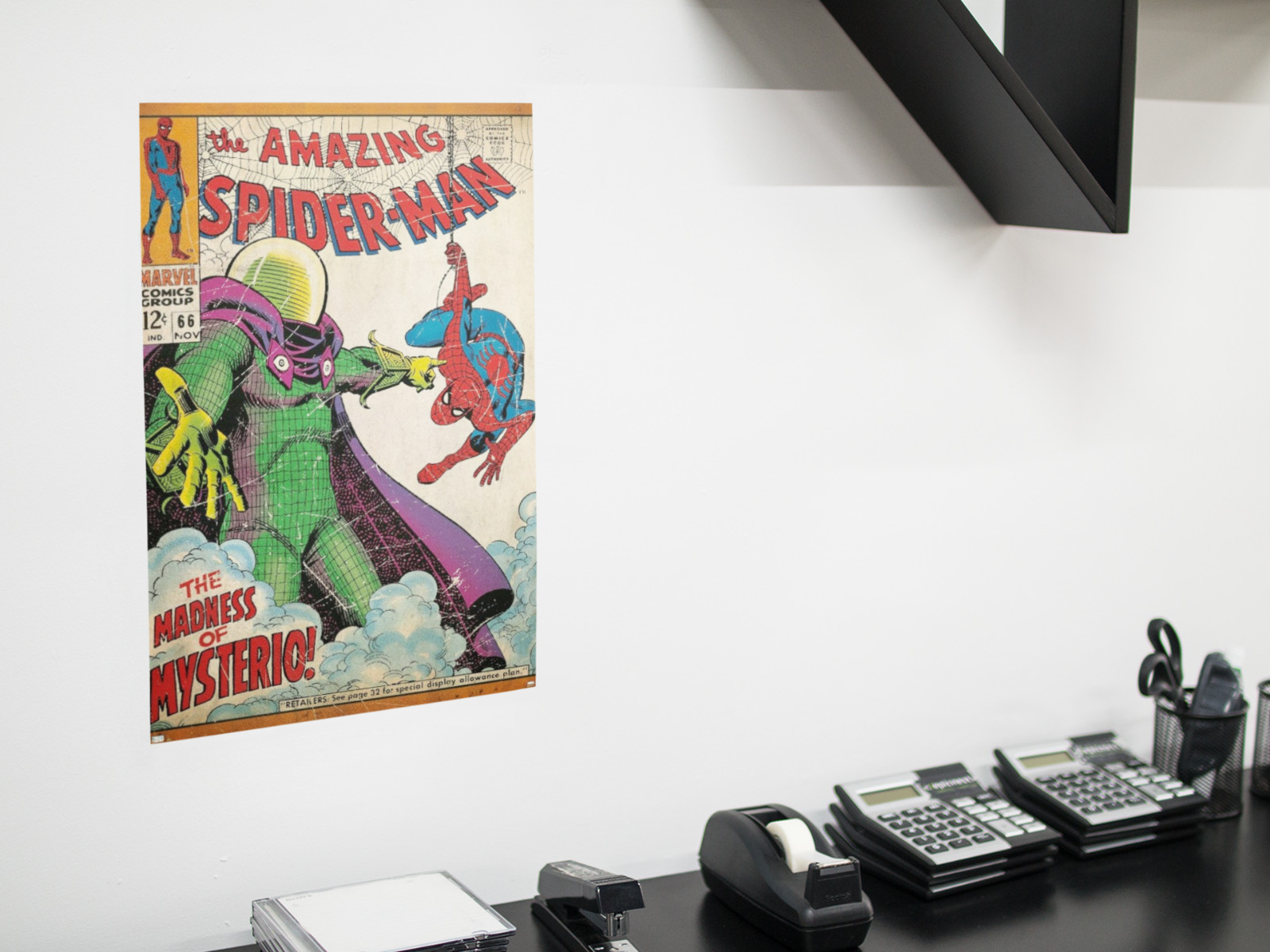 Vintage Comic Style Wall Vinyl Poster Removable Peel and Stick Decor