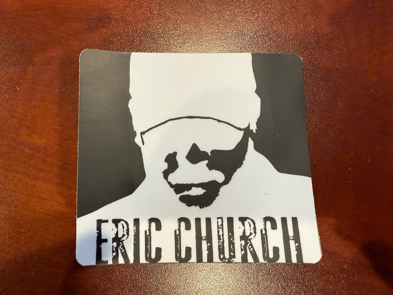 Eric Church Decal – Sticker – 4" x 4" – Church Choir – EFC – Country