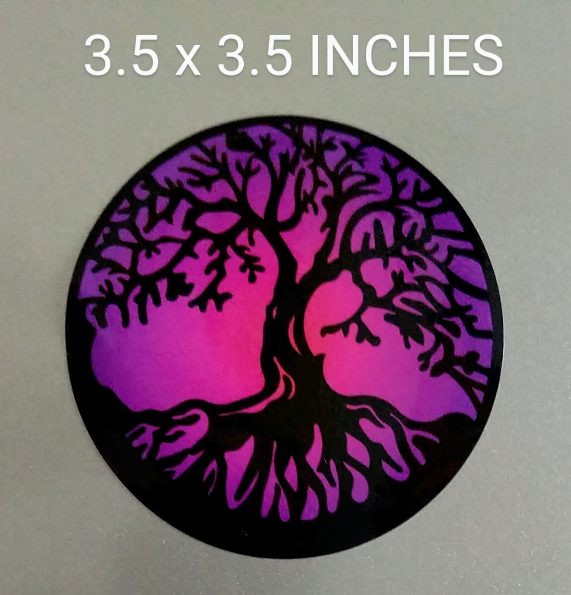 3.5" Tree Of Life Decal 3 Colors To Choose From Hippie Spiritual Nature Earth