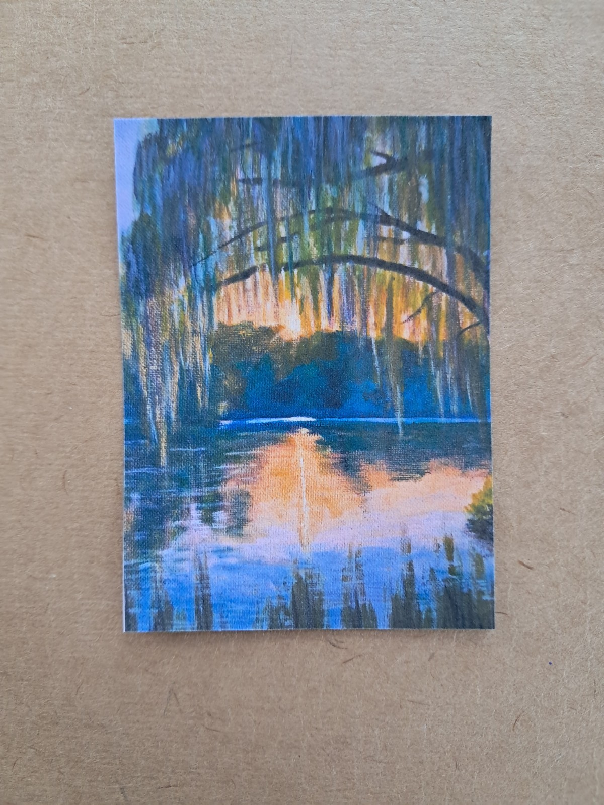 Sticker Willow Tree Mini Painting Original Artwork Vinyl | Heartandhorizonart