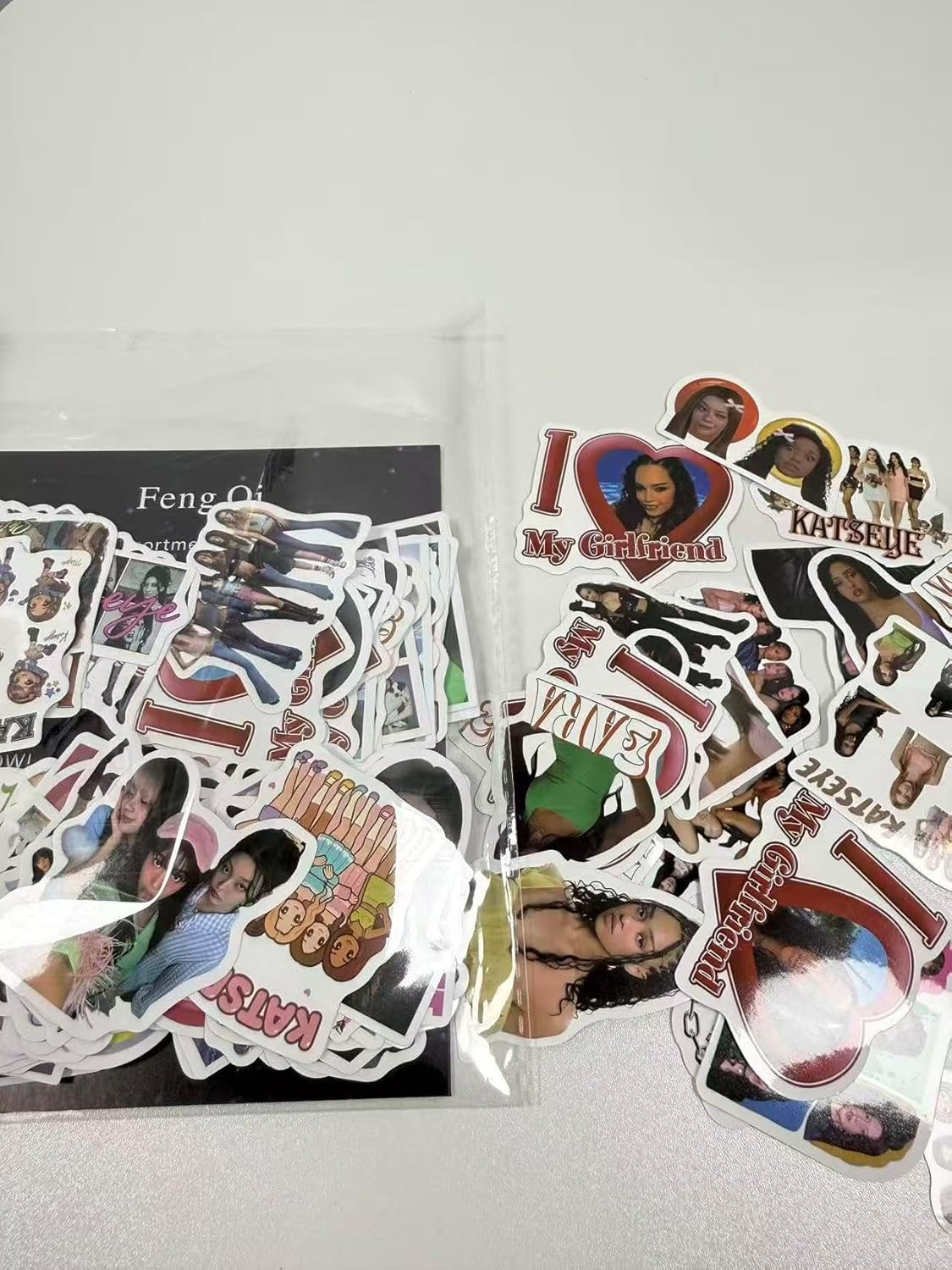 120 PCS KATSEYE Stickers, Waterproof Vinyl Pop Korean Girls Stickers for Laptop