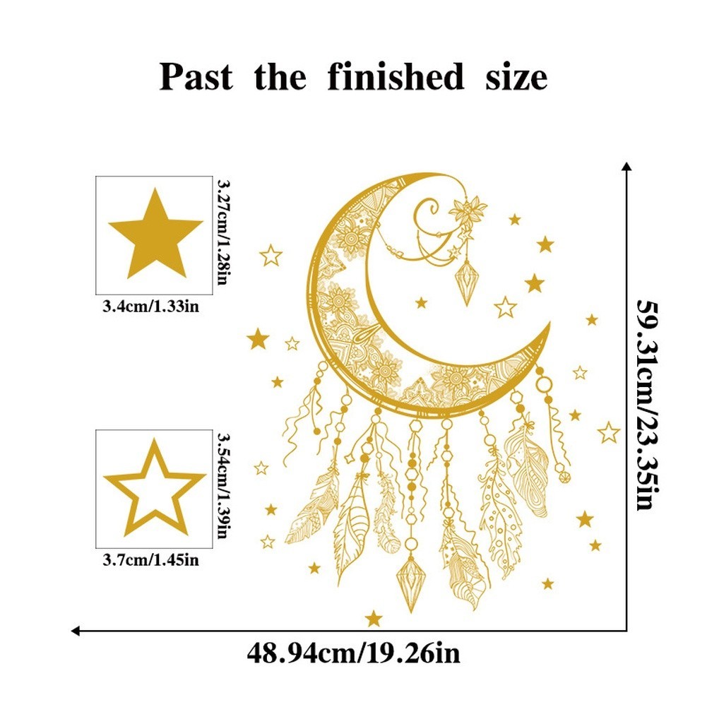 Eid Celebration Eid Mubarak Stickers Peel-off Backing Fade Resistant Finish