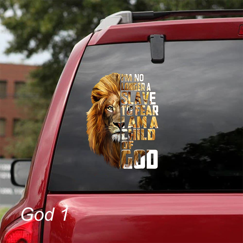 LARGE-SIZED CAR DECALS – SAYINGS – 5 CHOICES