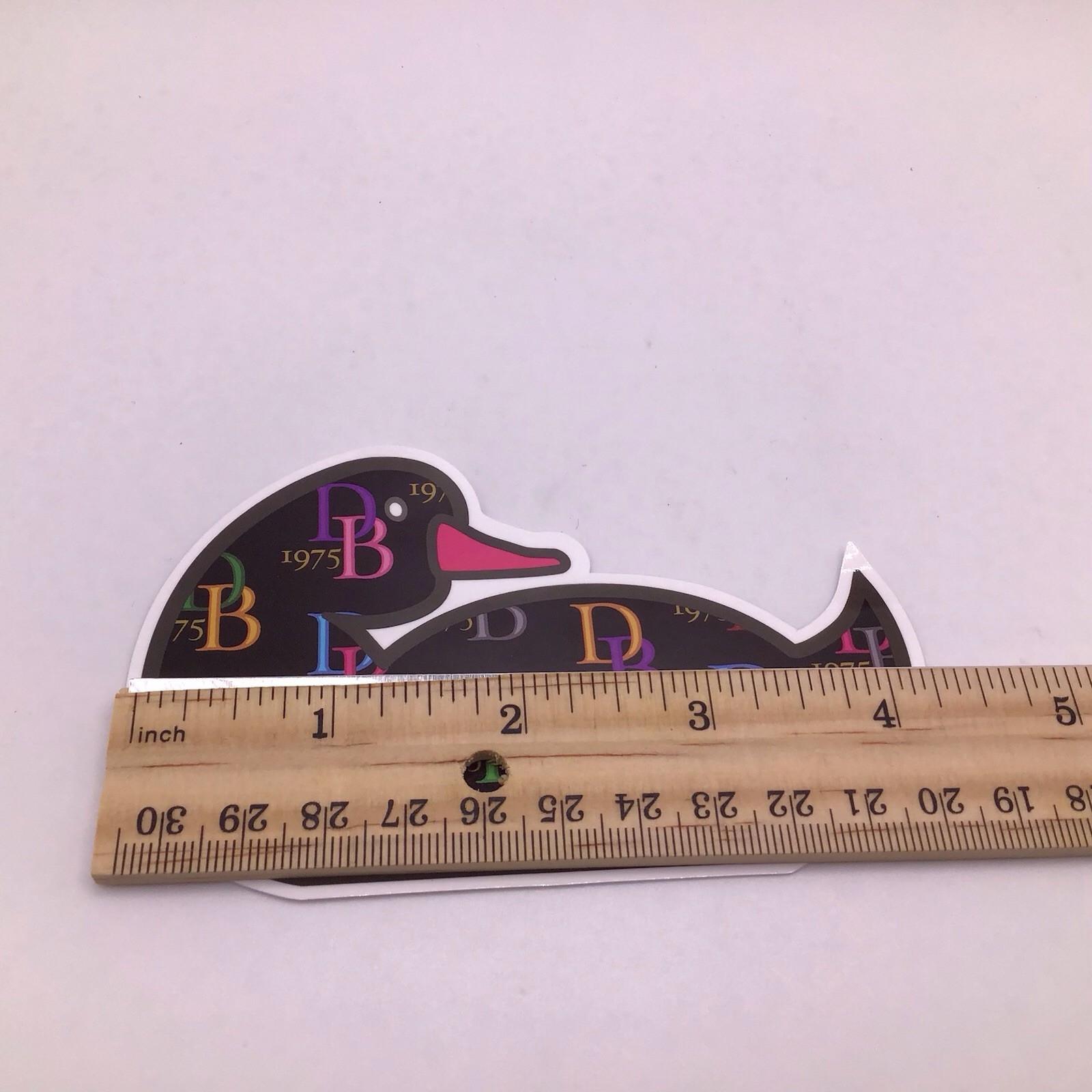 Dooney & Bourke Colored Signature DB Sticker 4.25 in