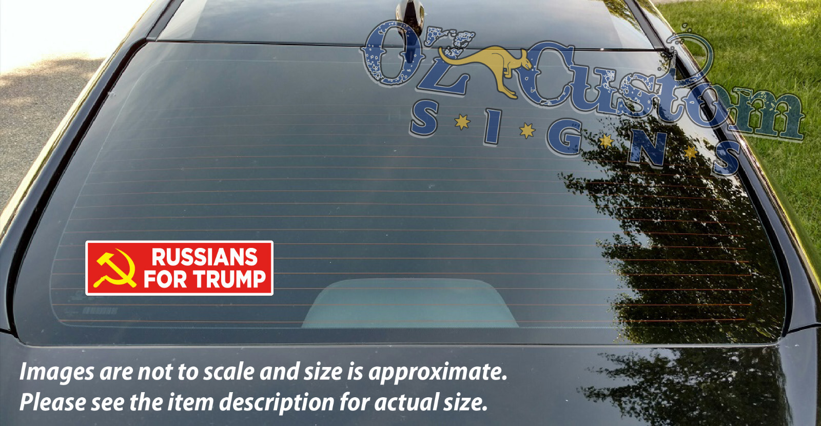 Russians For Trump – Donald Trump – Vladimir Putin – Full Color Decal/Sticker