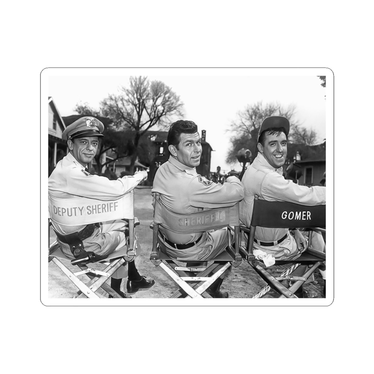 Don Knotts, Andy Griffith & Gomer Pyle – Kiss-Cut Stickers