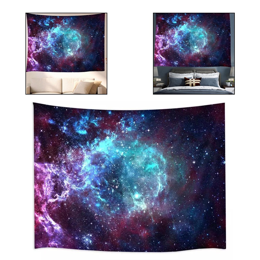 For Room Decor Space Photography Background Polyester Wall Decor Easy Care
