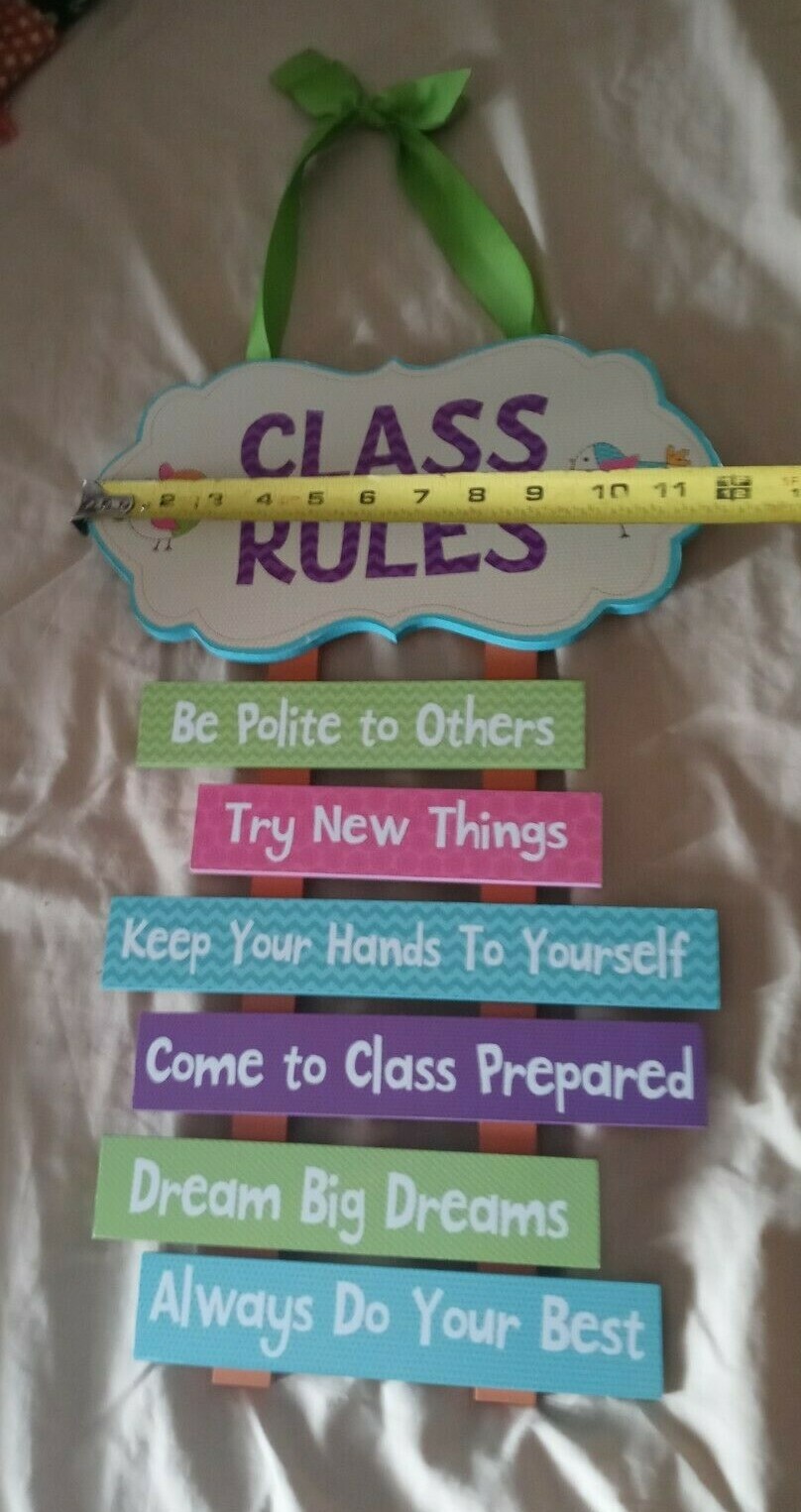 renewing minds bebop birdie collection class rules wall decoration class room