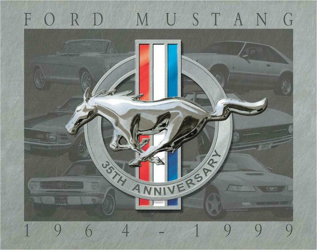 Ford Mustang 35th Anniversary Vinyl Decal Sticker Waterproof