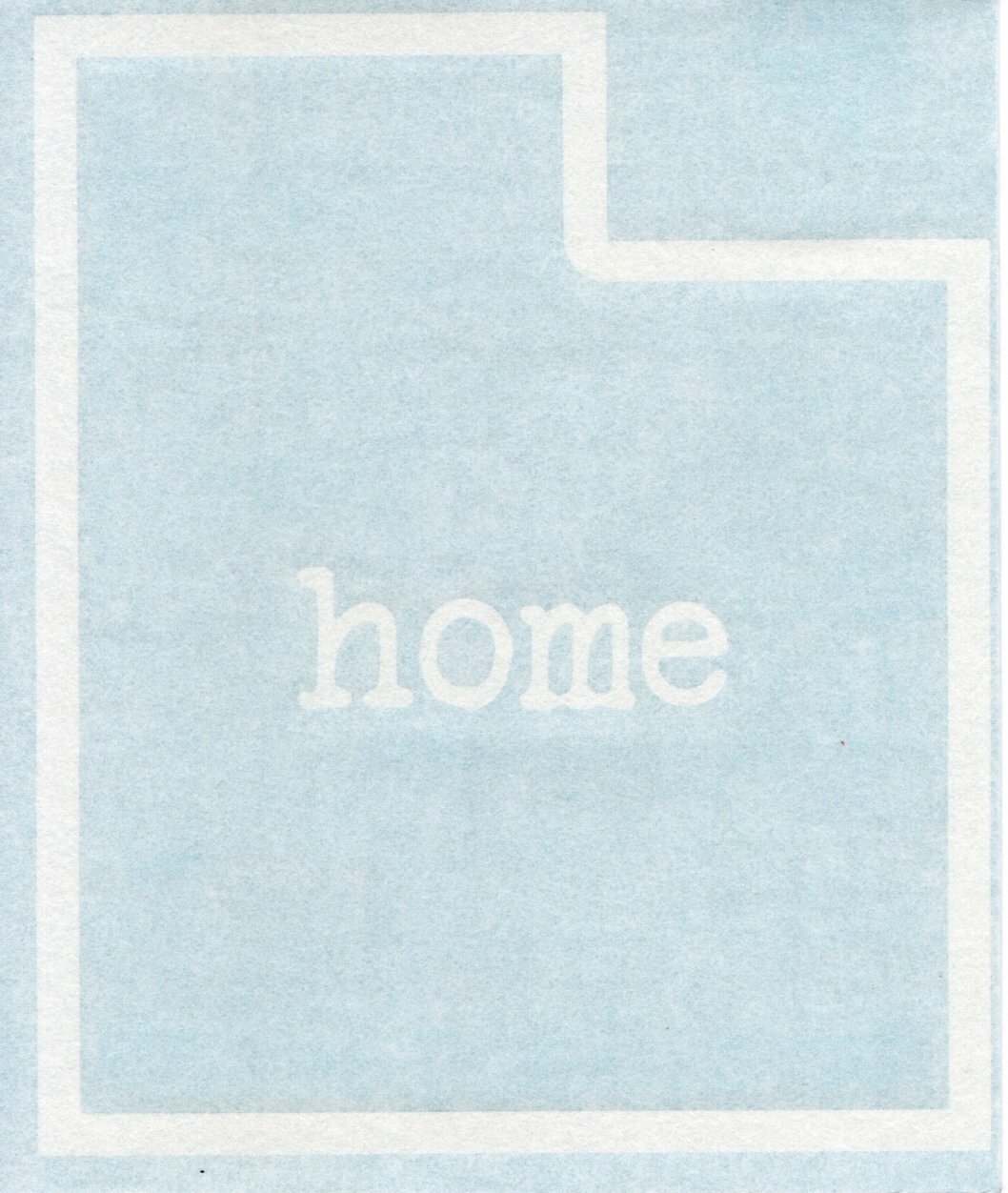 Utah State Home Outline – USA America – Car Vinyl Die-Cut Decal Sticker 07035