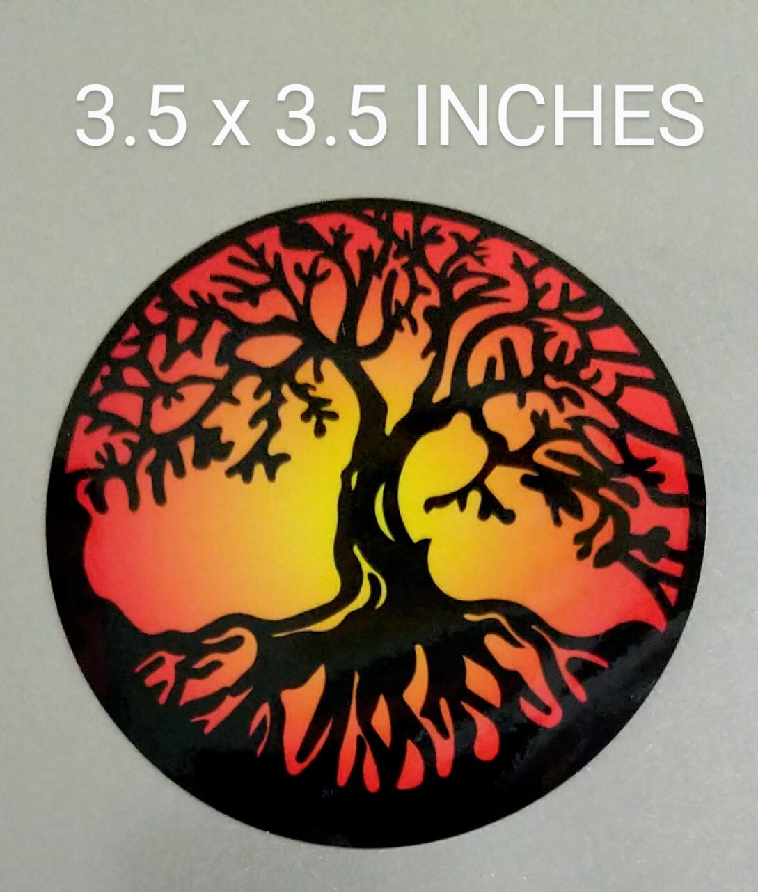 3.5" Tree Of Life Decal 3 Colors To Choose From Hippie Spiritual Nature Earth