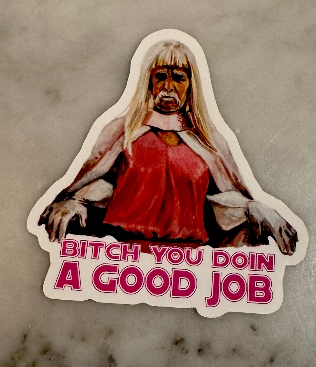 Brutus Sticker | Yeast Lords | Gentlemen Broncos | Bitch You Doin A Good Job