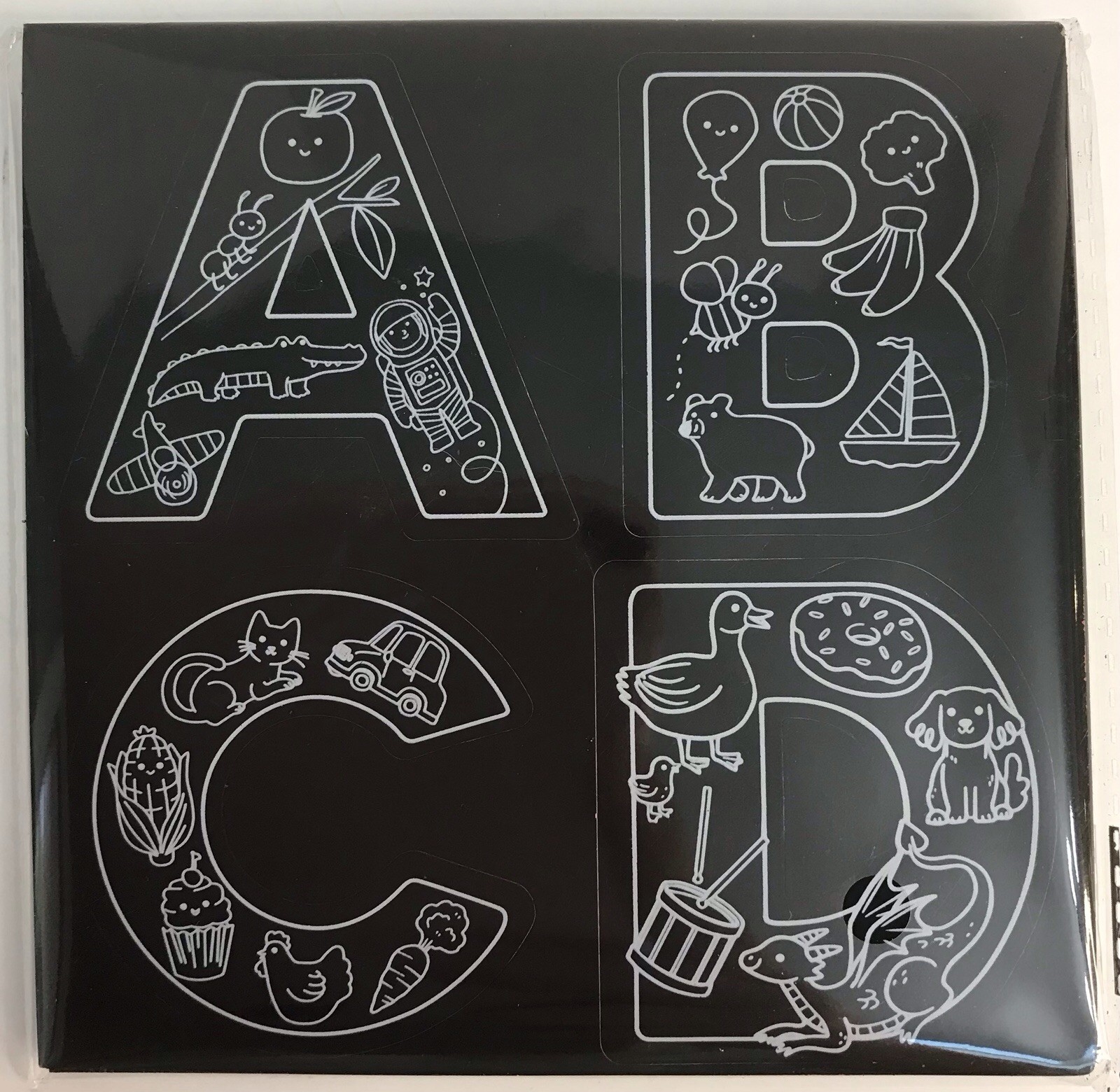 Crocodile Hunter ABC Scratch Art Sticker x 2 & 123 Scratch Art Stickers x 2 NEW