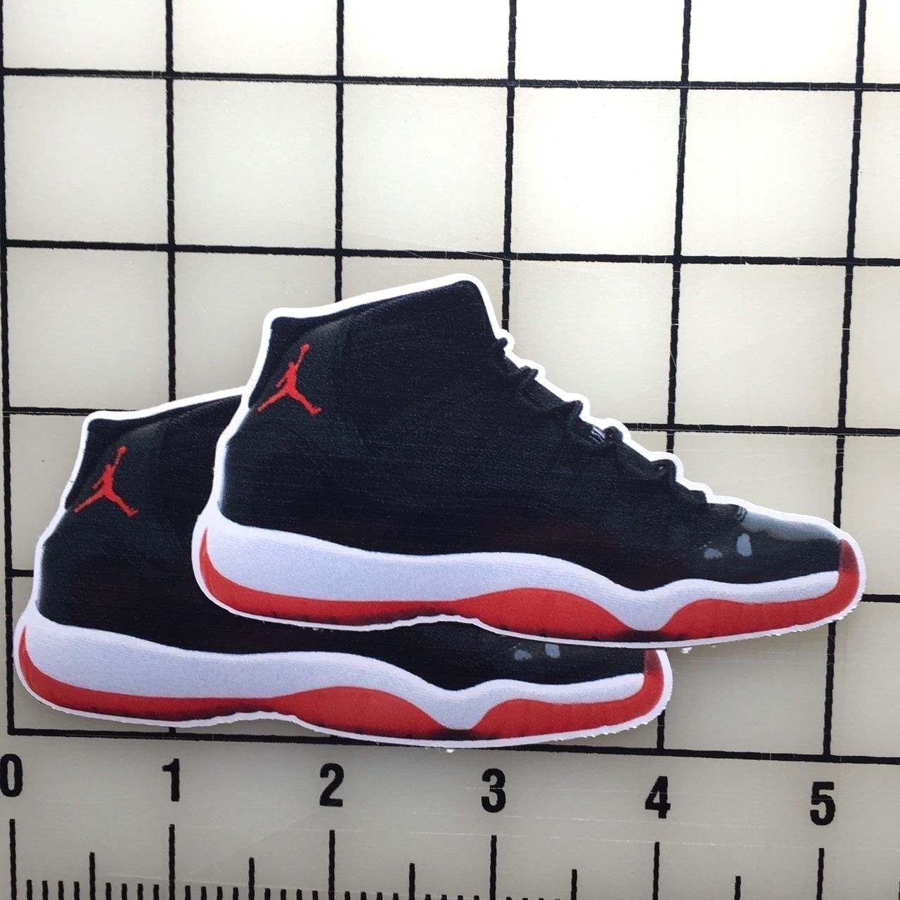 Jordan 11's 4" Wide Color Vinyl Decal Sticker BOGO