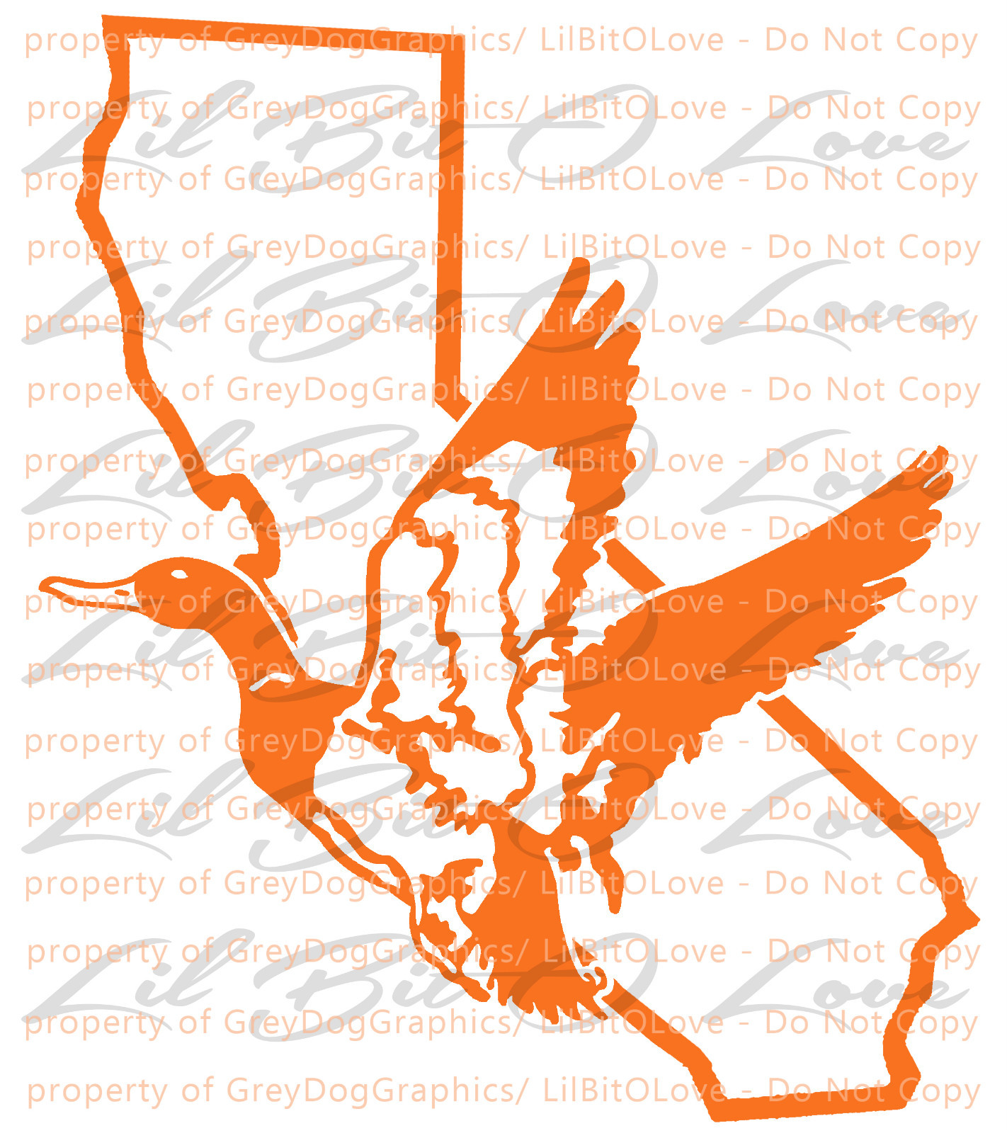 California Duck Hunter Solid Color Drake Hunting Vinyl Decal Sticker Water Fowl