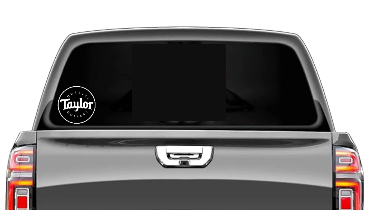 Guitars Taylor – 4in Handmade Vinyl Decal Auto Cooler Laptop Case Decor Cup 262