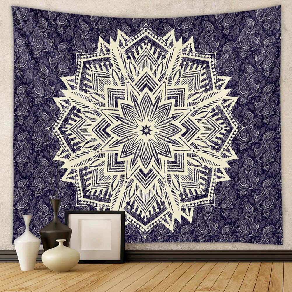 Vibrant and Colorful Mandala Wall Decor Perfect for Bohemian and Hippie Lovers