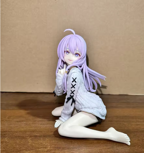 15cm The Journey of Elaina Anime Figure Knit Dress Witch Elaina Action Figure PV