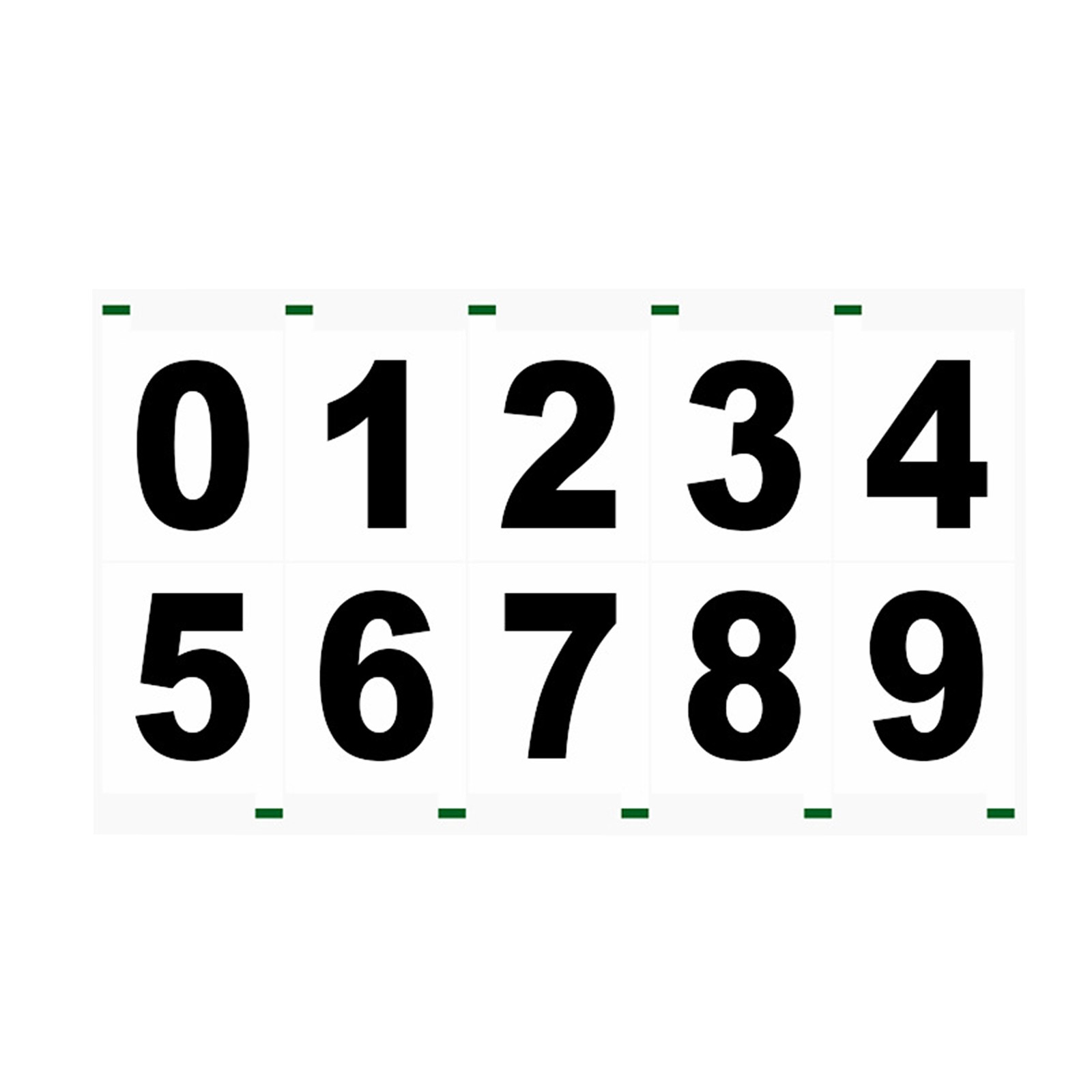 NEW License Plate Number Reflective Invisible Digital Sticker for Home Vehicle