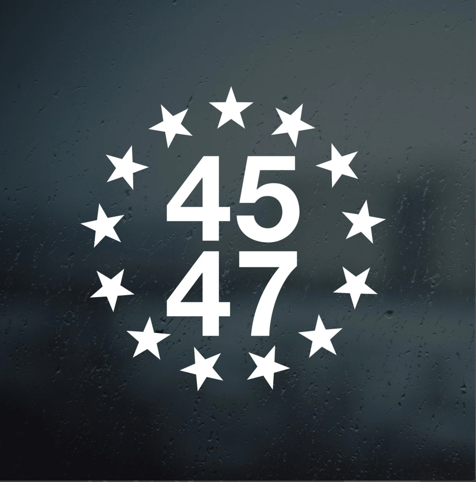 Trump 45 47 President Truck Car Vinyl Die Cut Car Decal Sticker – -FREE SHIP !