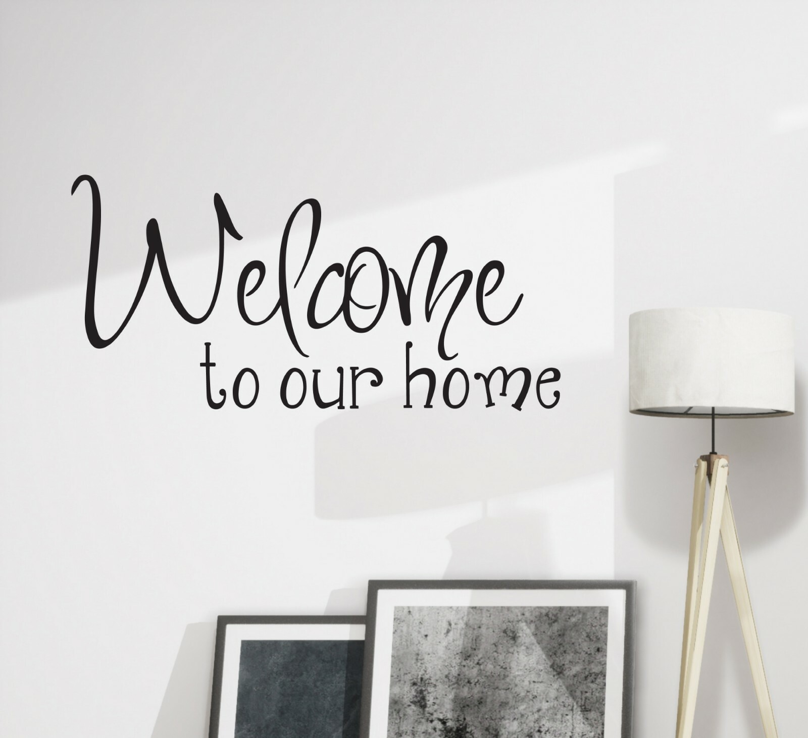 Wall Decal Welcome Home Living Room Interior Vinyl Decor Black gz564
