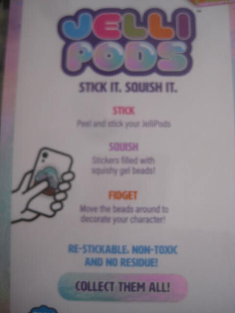 JELLI PODS STICK IT SQUISH IT Collectable Sensory Stickers Sky Castle Gamewright