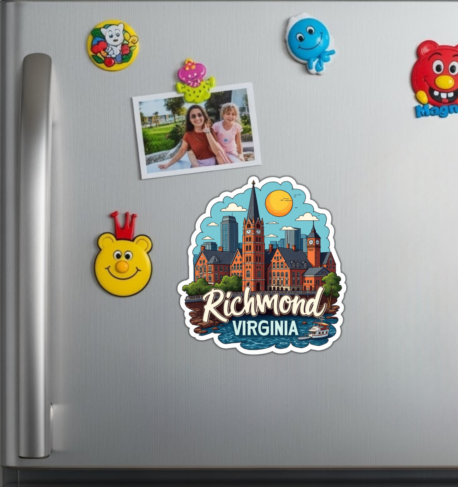 Richmond Virginia Fridge Magnet or Laptop Sticker