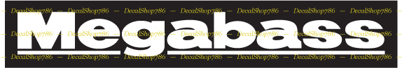 Megabass Fishing Lures – Outdoors Sports – Vinyl Die-Cut Peel N' Stick Decals