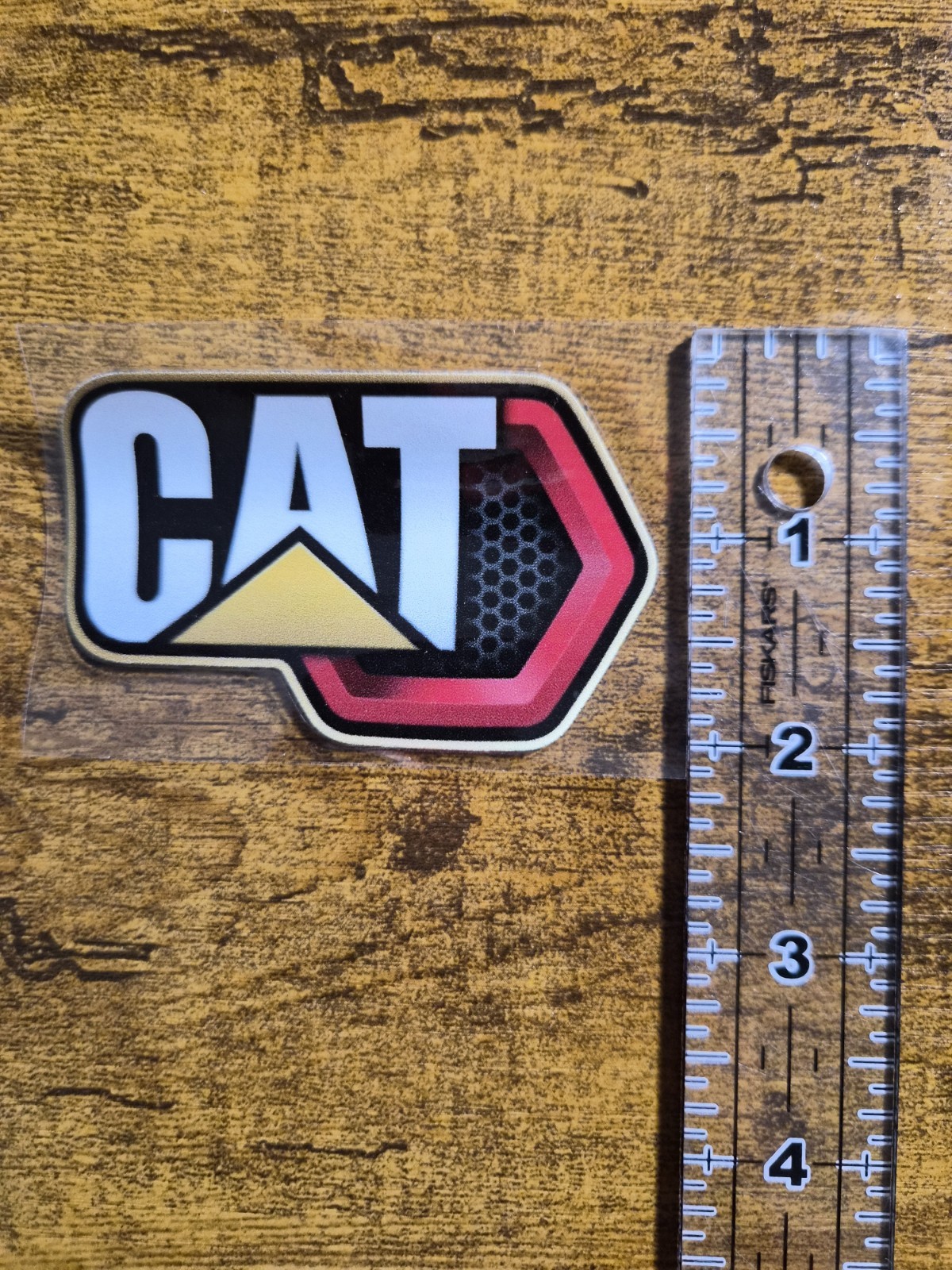 CATERPILLAR HEX DECAL 3 in. UV DTF Decal Sticker waterproof USA NOT VINYL