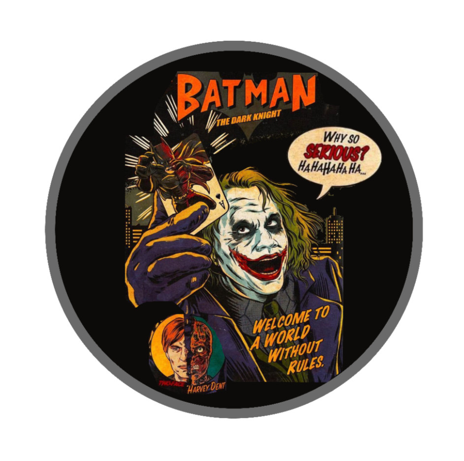 Batman Joker (The Dark Knight) – 4" Vinyl Decal Handmade Car Cooler Laptop Truck