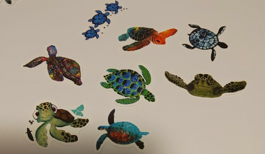 Save the turtles 50 pcs Stickers Cartoons Vinyl Snowboard Skateboard laptop