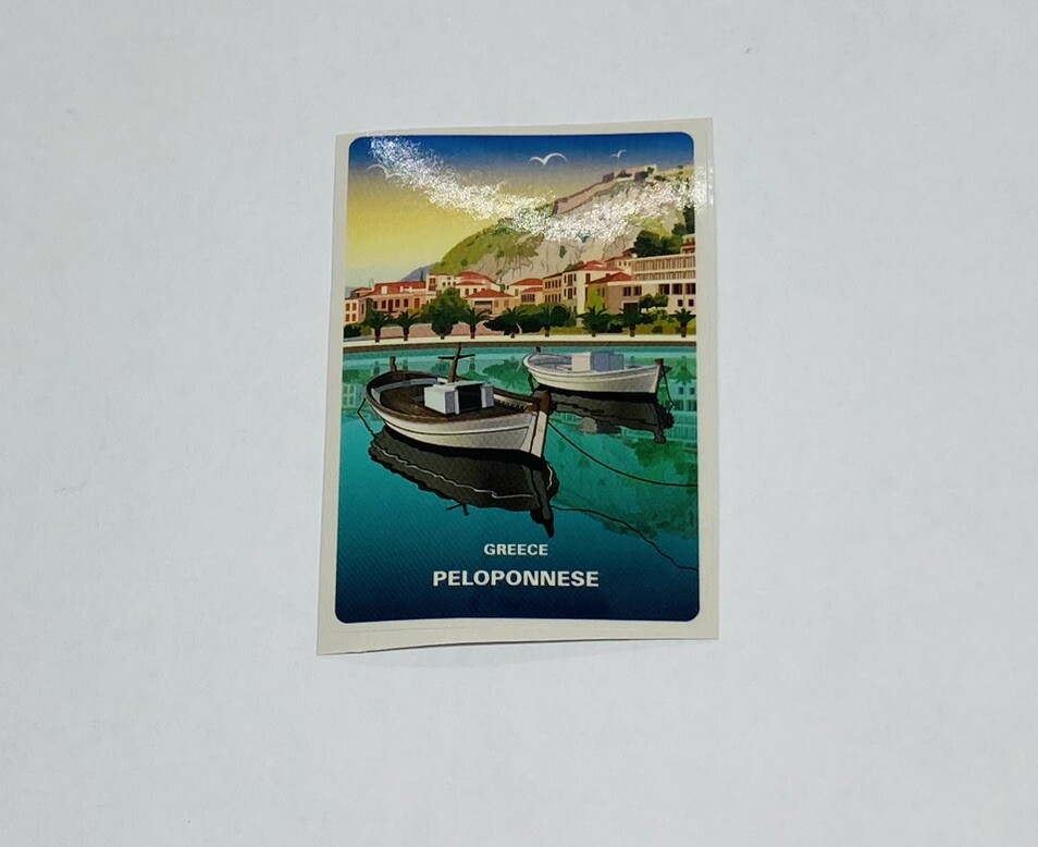 Peloponnese Greece Sticker Harbor Travel City Tour Art Decal Vinyl Souvenir Tc6