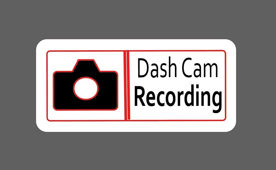 Dash Cam Recording Sticker Waterproof – Buy Any 4 For $1.75 Each Storewide!