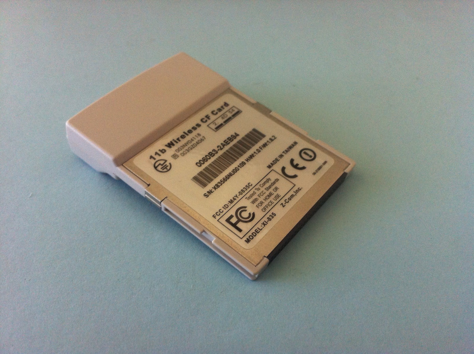 Z-Com XI-835 802.11B WI-FI Wireless LAN CF CompactFlash Card for Pocket PC PDA