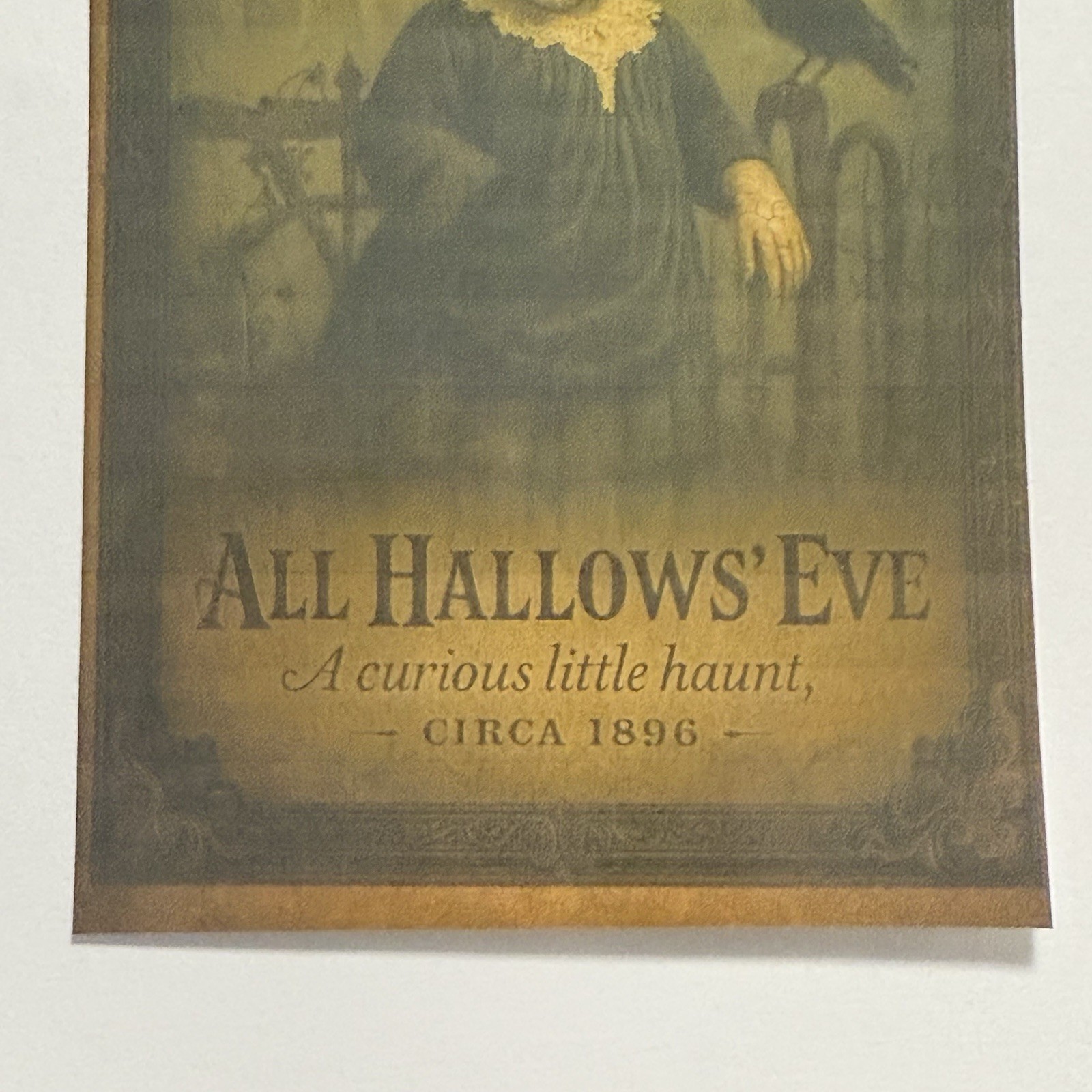 Victorian Gothic Halloween Sticker All Hallows Eve Vintage Design Homemade Art