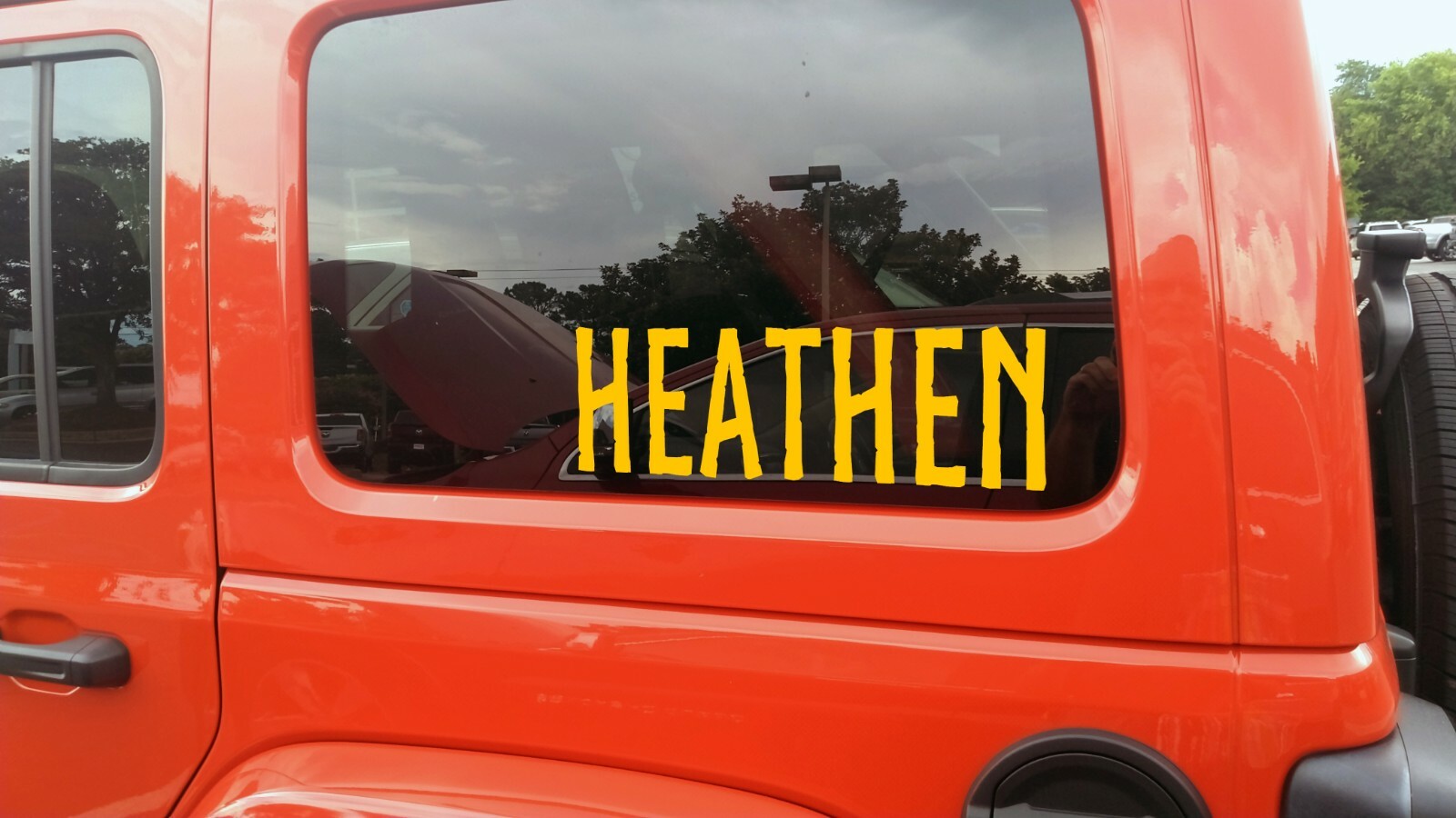 Heathen Vinyl Decal V2 – Norse Viking Barbarian Valhalla Odin – Die Cut Sticker