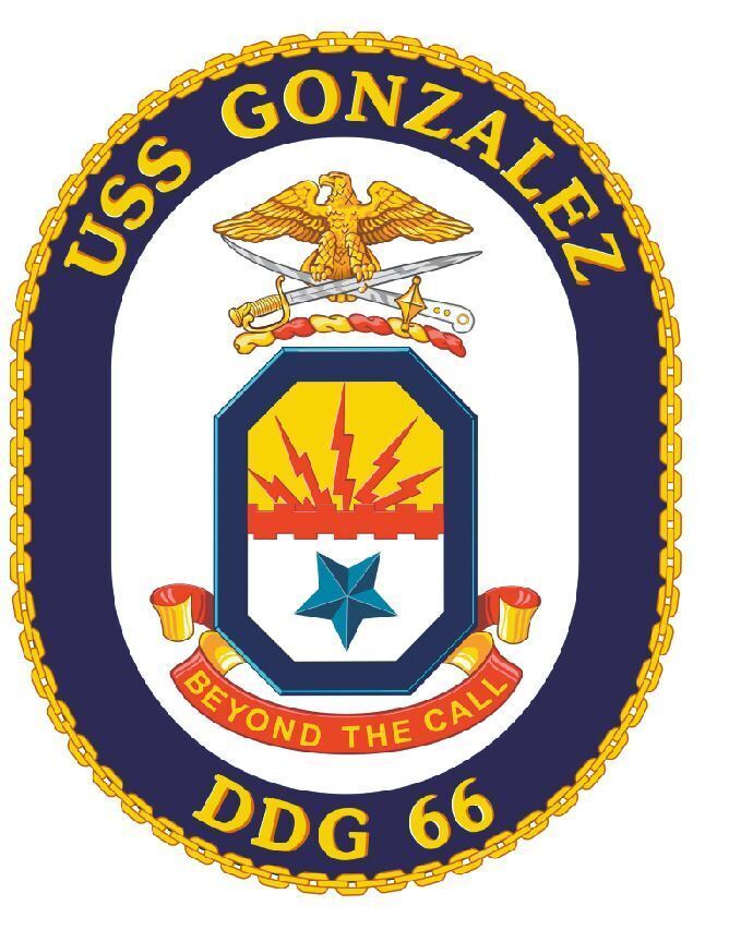 USS Gonzalez Sticker Decal M232