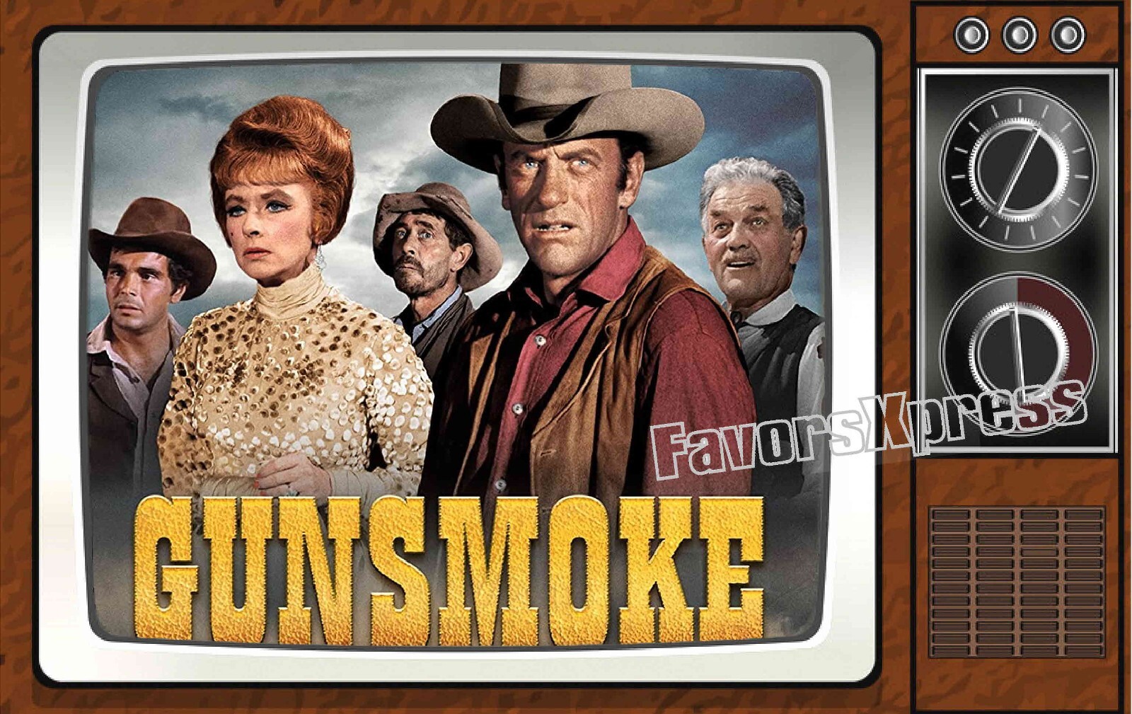 Gunsmoke Classic TV Show PHOTO MAGNET 4 X 2.5 INCHES